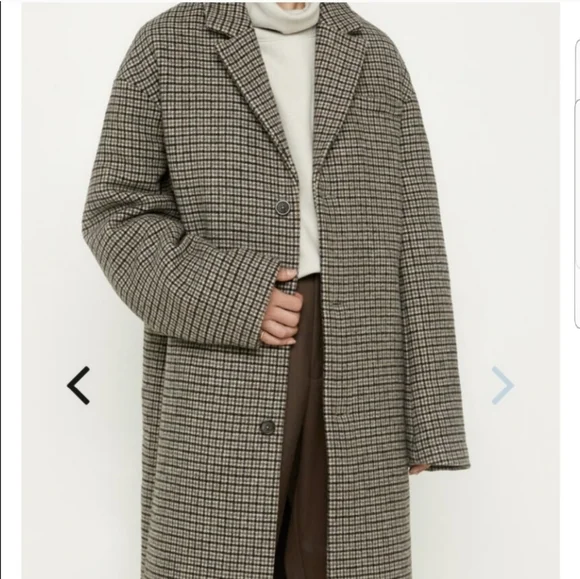 OAK FORT Jackets Coats Oak Fort Plaid Wool Coat Poshmark
